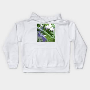 Tiny flowers, spring garden, photography modified Kids Hoodie